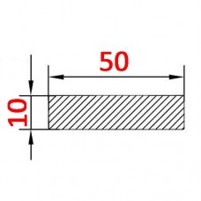 Алюминиевая полоса 50х10 б.п.
