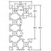 Станочный профиль 40х80x20 V-slot c-beam Станочный профиль 40х80x20 V-slot c-beam